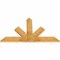 Ekena Millwork Saratoga Rough Sawn Timber Gable Bracket, Western Red Cedar, 60"W x 35"H x 2"D x 6"F, 14/12 Pitch GBW060X35X0206SAR00RWR - alternate 3